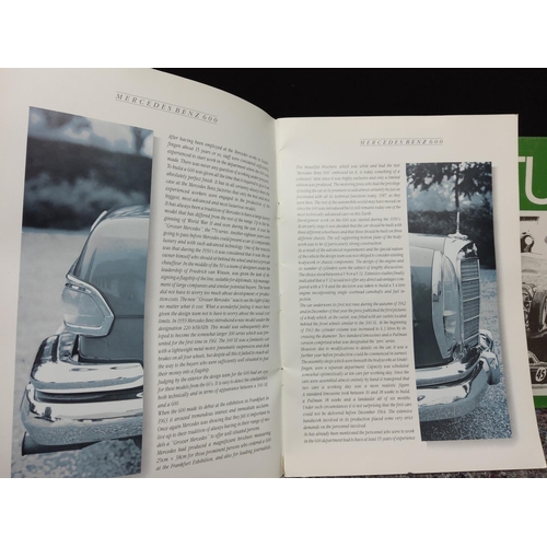 86 - The Story of Lotus 1947-1960 & 1961-1972 (Signed by Author) Doug Nye plus a Ltd Edition Mercedes 600... 