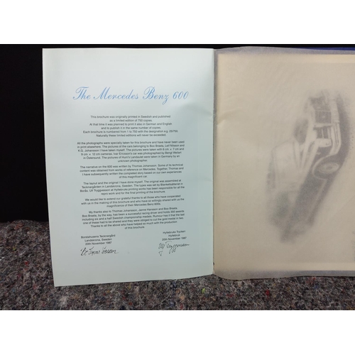 86 - The Story of Lotus 1947-1960 & 1961-1972 (Signed by Author) Doug Nye plus a Ltd Edition Mercedes 600... 