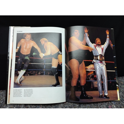 88 - Championship Wrestling-Masters of Mayhem Book plus a good Collection of 1990s Vintage Wrestling Figu... 