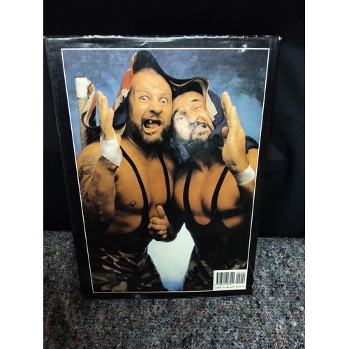 88 - Championship Wrestling-Masters of Mayhem Book plus a good Collection of 1990s Vintage Wrestling Figu... 