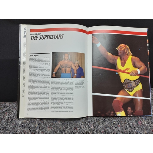 88 - Championship Wrestling-Masters of Mayhem Book plus a good Collection of 1990s Vintage Wrestling Figu... 