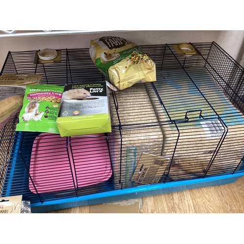 180 - Rabbit Cage with Accessories