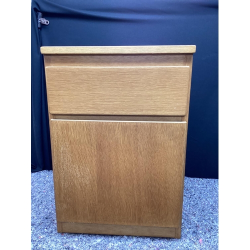 204 - Vintage Oak Bedside Cabinet