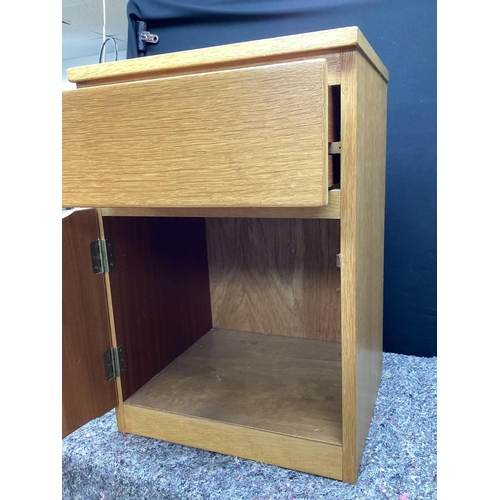 204 - Vintage Oak Bedside Cabinet