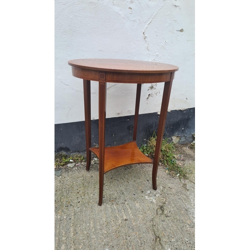 961 - Edwardian Occasional table produced by the Sandringham Workshop bearing Queen Mary's monogram