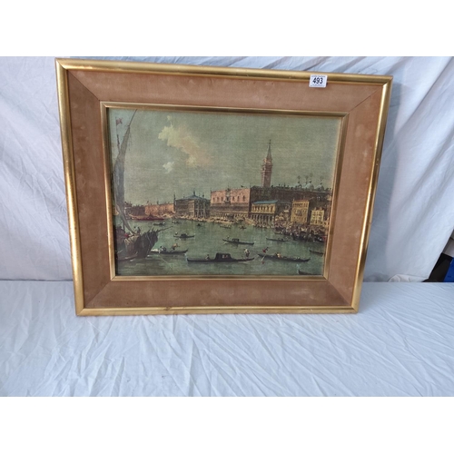 988 - Venice: the Doge’s Palace and the Molo – Francesco Guardi  Framed Reproduction 61cm x 75cm