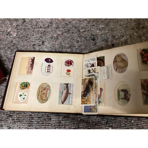 923 - Tobler and Co Chocolate Card Album with Complete Sets of Cards and other various cigarette card sets... 