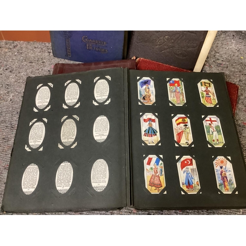 923 - Tobler and Co Chocolate Card Album with Complete Sets of Cards and other various cigarette card sets... 