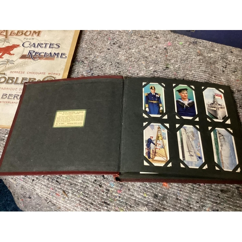 923 - Tobler and Co Chocolate Card Album with Complete Sets of Cards and other various cigarette card sets... 