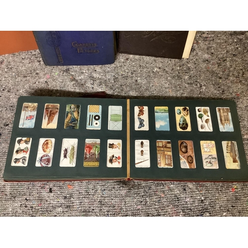 923 - Tobler and Co Chocolate Card Album with Complete Sets of Cards and other various cigarette card sets... 