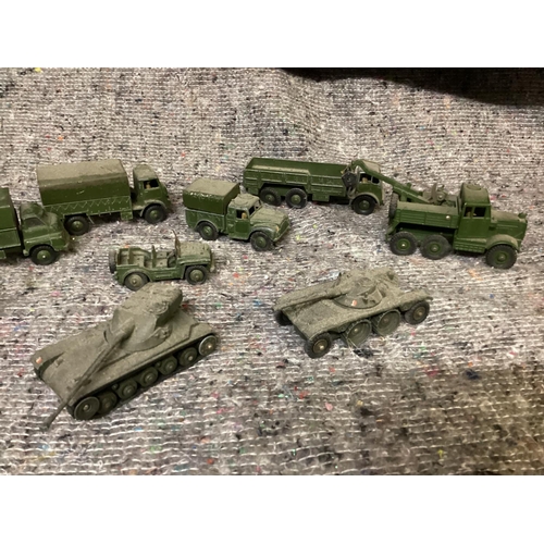 936 - Lot of Dinky Tanks etc