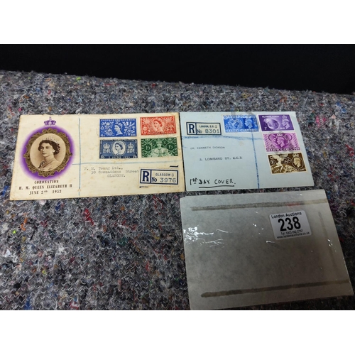 238 - 1948 Olympic Games First Day Cover and a Queen Elizabeth Coronation First Day Cover