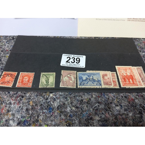 239 - Good Lot of Australian Stamps incl. King Edward