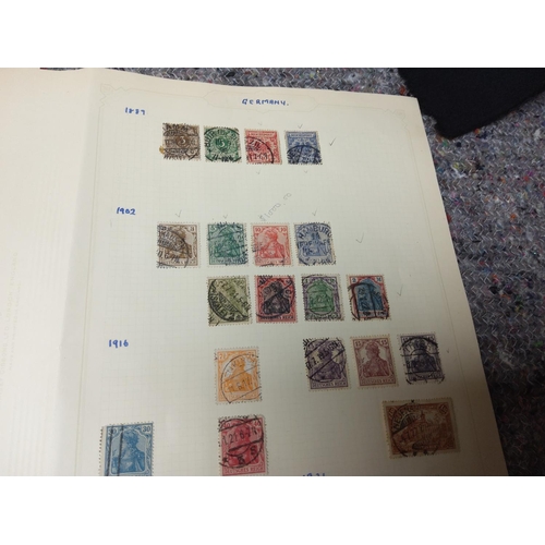 249 - Good Sheet of German Stamps-1889 onwards including some very rare examples