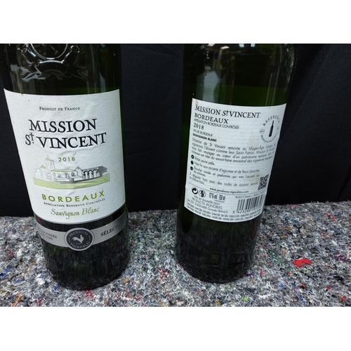 255 - 2 Bottles of Mission St Vincent 2018 Brodeaux Sauvignon Blanc