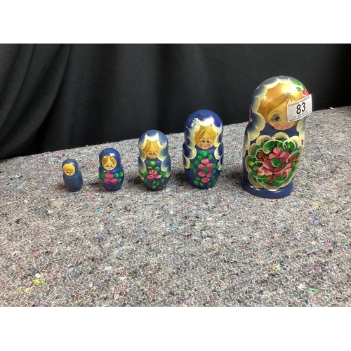 83 - Vintage Set of Russian Dolls