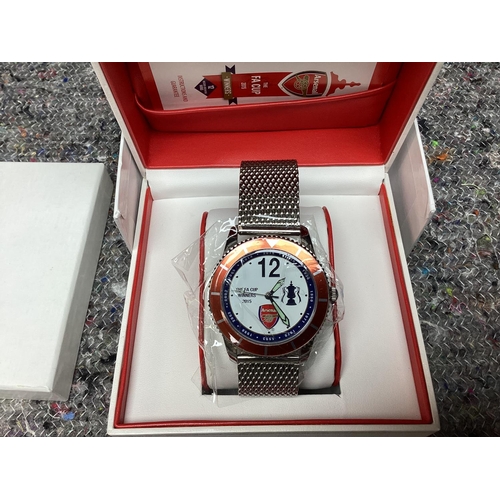 369 - FA Cup Winners 2015 Mint and Boxed Wrist Watch