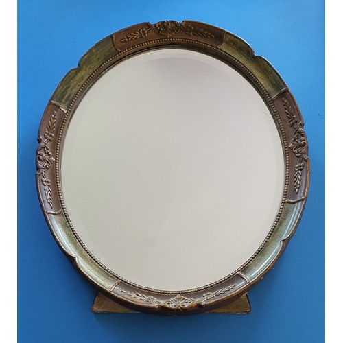 8B - Vintage tabletop Mirror - 35cm