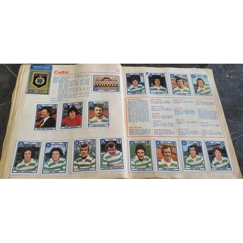 55 - 2x Vintage Football Sticker Albums - 1978 and 1980 - Panini - Both appear 100% complete