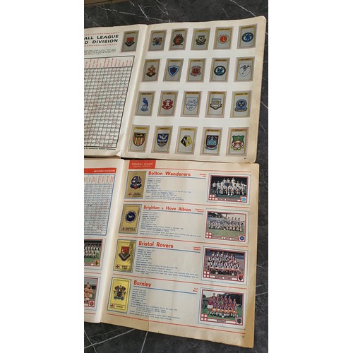 55 - 2x Vintage Football Sticker Albums - 1978 and 1980 - Panini - Both appear 100% complete