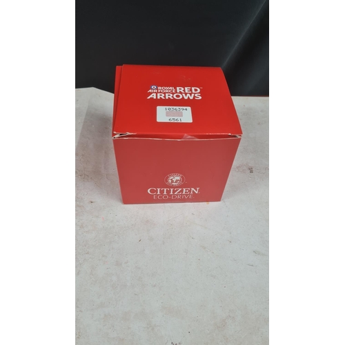 85 - Boxed Citizen Eco Drive Red Arrows Wrist Watch