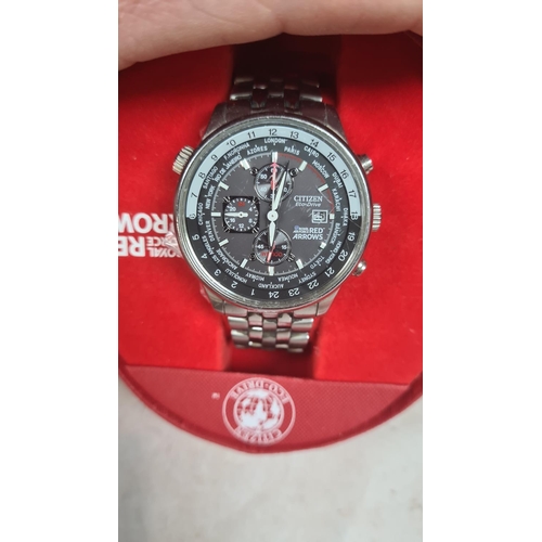 85 - Boxed Citizen Eco Drive Red Arrows Wrist Watch