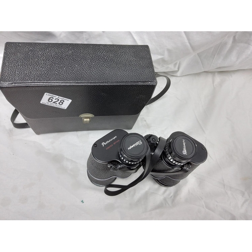 913 - Cased Pair of Pathescope 10x50 Binoculars