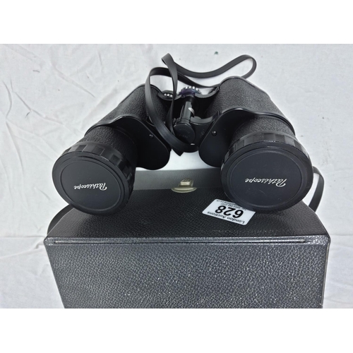 913 - Cased Pair of Pathescope 10x50 Binoculars