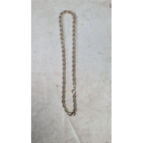 98 - Hallmarked Silver Necklace (24g)