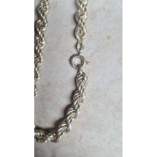 98 - Hallmarked Silver Necklace (24g)