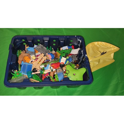 16 - Box of playmobile