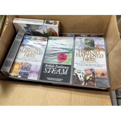 872 - Lot of Steam Train, Railway Train VHS