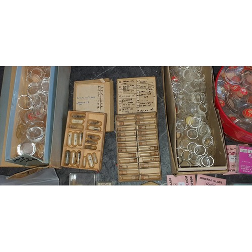 52 - Selection of vintage watch parts and spares - Very large qty of individual pieces etc.