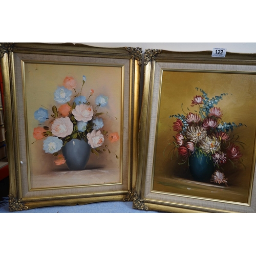 122 - Set of 3 Vintage M & S Oil Paintings