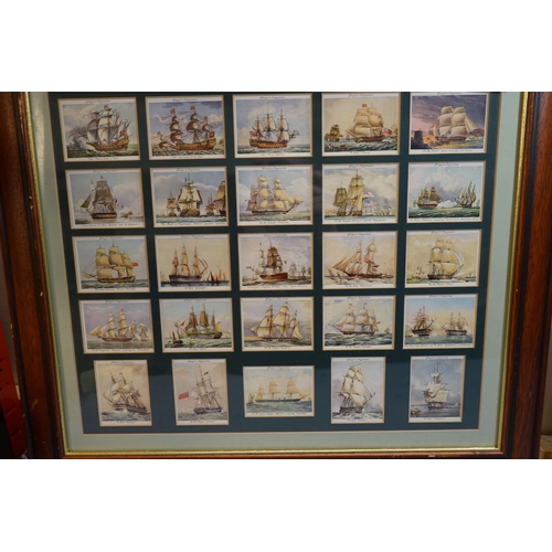 128 - 2 Framed Cigarette Card Sets