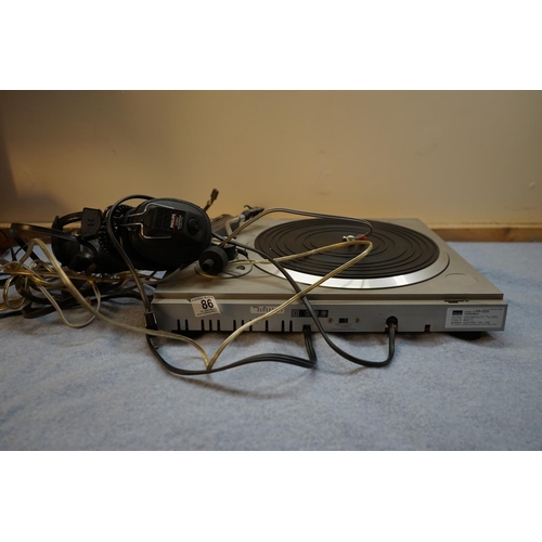 86 - Sansui FR-D35 Turntable etc