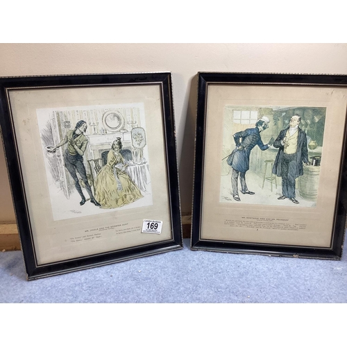 169 - Pair of Frank Reynolds Charles Dickens Prints