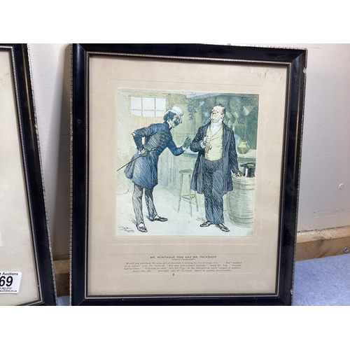 169 - Pair of Frank Reynolds Charles Dickens Prints