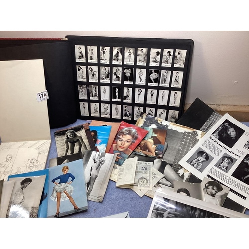 174 - Good Lot of Vintage Glamour Photos etc