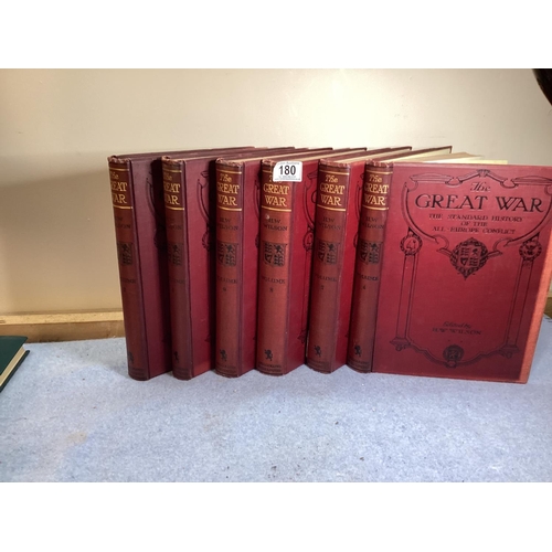 180 - HW Wilson-The Great War-6 Volumes