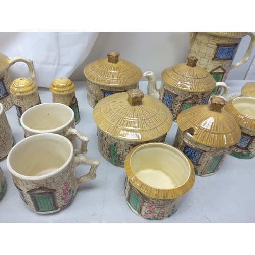 356 - Large Collection of Sylvac Cottage ware