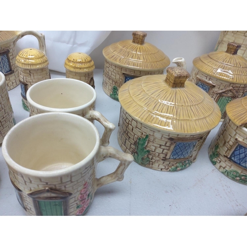 356 - Large Collection of Sylvac Cottage ware