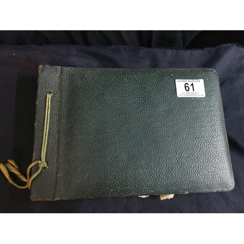 61 - Empty Vintage Photo Album