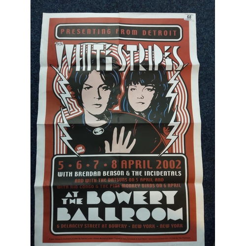 68 - The White Stripes Concert Poster