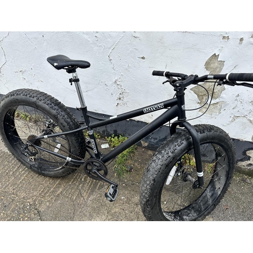 345 - Fat Tyre Bikes Fatman Bicycle in Good Working Order and Very Good Condition