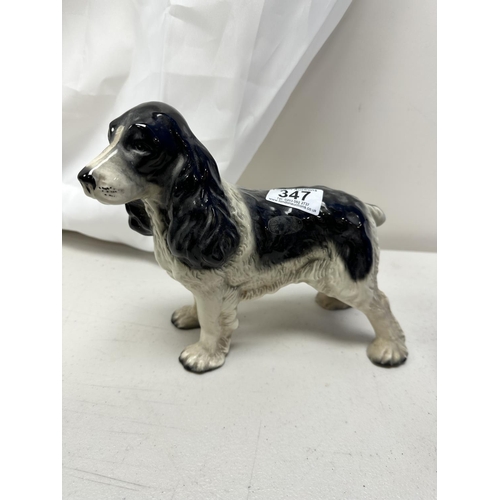 347 - Spaniel Figurine-Made in England possibly Beswick