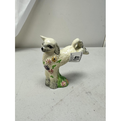 40 - Clarice Cliff for Wilkinson Leaping Lamb Figurine