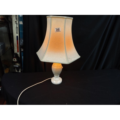 482 - Vintage Lamp & Shade