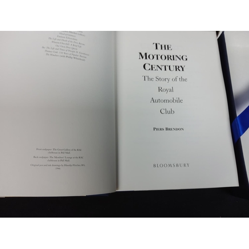 483 - The Motoring Century 1897-1997-Story of the Royal Automobile Club (RAC) Leather Boiund HB Book