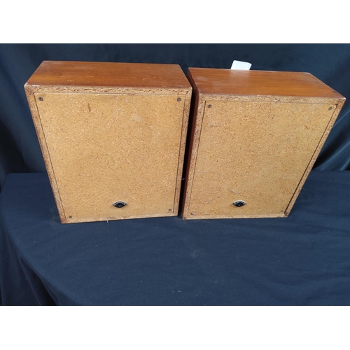 487 - Pair 60s/70s Teak Cased Speakers